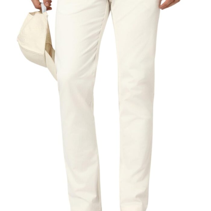 Peter England Men's Slim Pants (PCTFSSSBT12233_Size(82) White