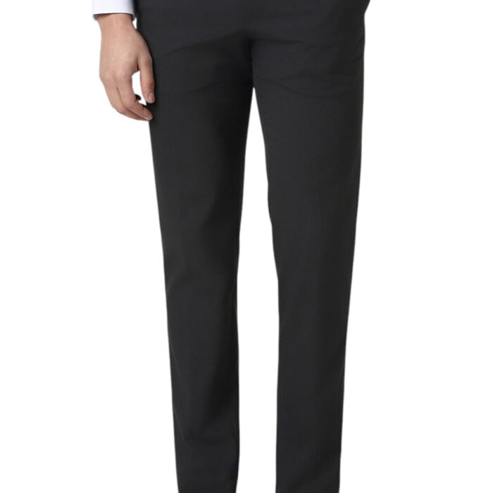 Van Heusen Men's Slim Pants (VHTFFSLBI55442_Black
