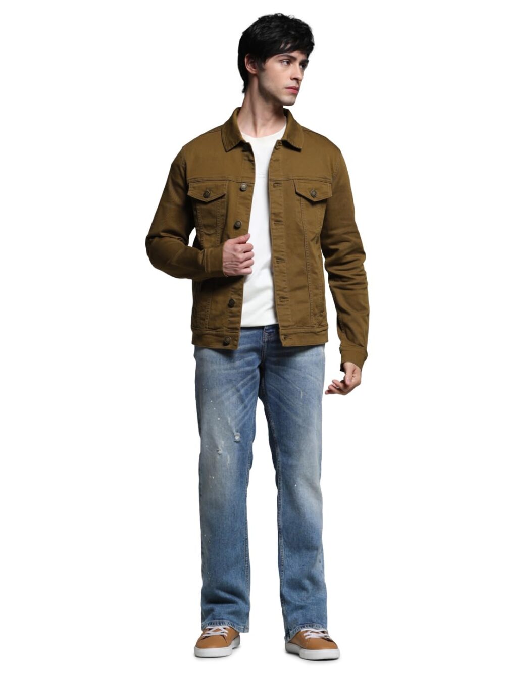 JACK & JONES Men Regular Fit Brown Jacket - Image 3