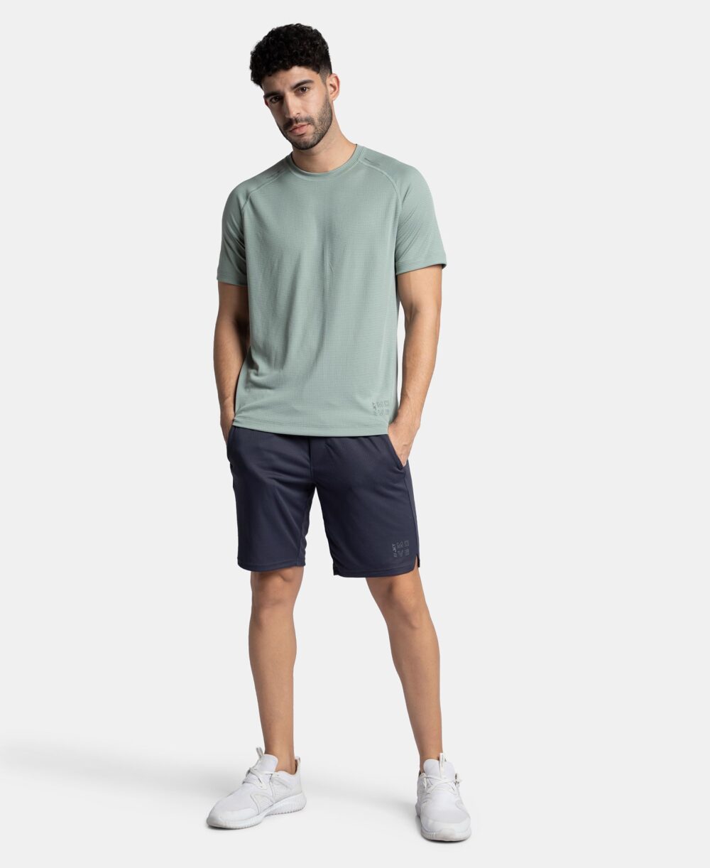 Jockey MV16 Mens Lightweight Microfiber Solid Round Neck Half Sleeve T-Shirt with Breathable Mesh_Iceberg Green_L - Image 7
