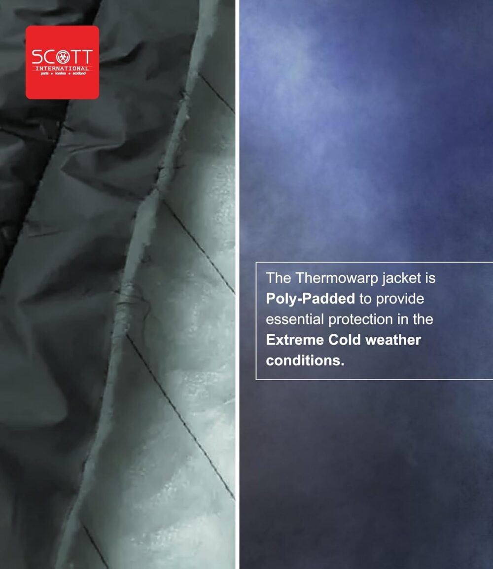 Scott International Winter Jacket for Men Bomber Jacket Mens Nylon Quilted standard length Puffer Jacket Full Sleeve Mens Jacket Monsoon Jackets for Men All Weather Jacket for Men - Image 4