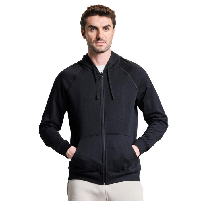Boldfit Hoodie for Men - Soft Touch Sweatshirt With Raglan Sleeves, Regular Fit, Stylish for Gym and Travel - Black XL