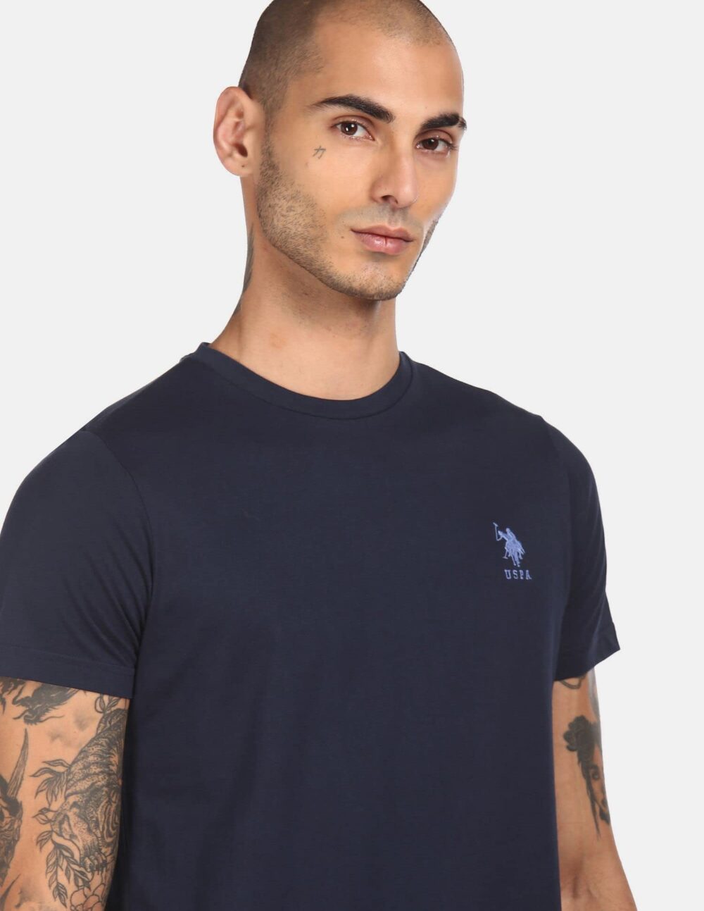 U.S. POLO ASSN. Men's Regular Fit T-Shirt (I633-195-PL_Navy_Medium_Navy Blue_M) - Image 4