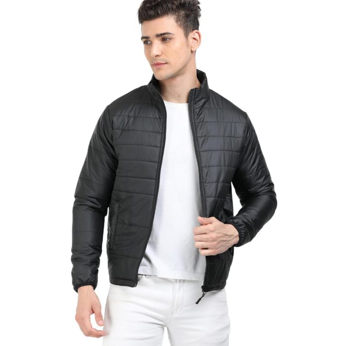 Scott International Winter Jacket for Men Bomber Jacket Mens Nylon Quilted standard length Puffer Jacket Full Sleeve Mens Jacket Monsoon Jackets for Men All Weather Jacket for Men