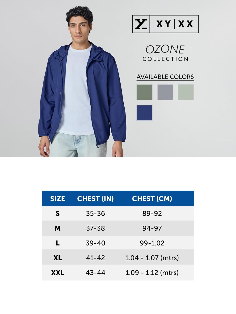 XYXX Men's Jacket (XY_MB22_Parka_Ash Grey - Image 6