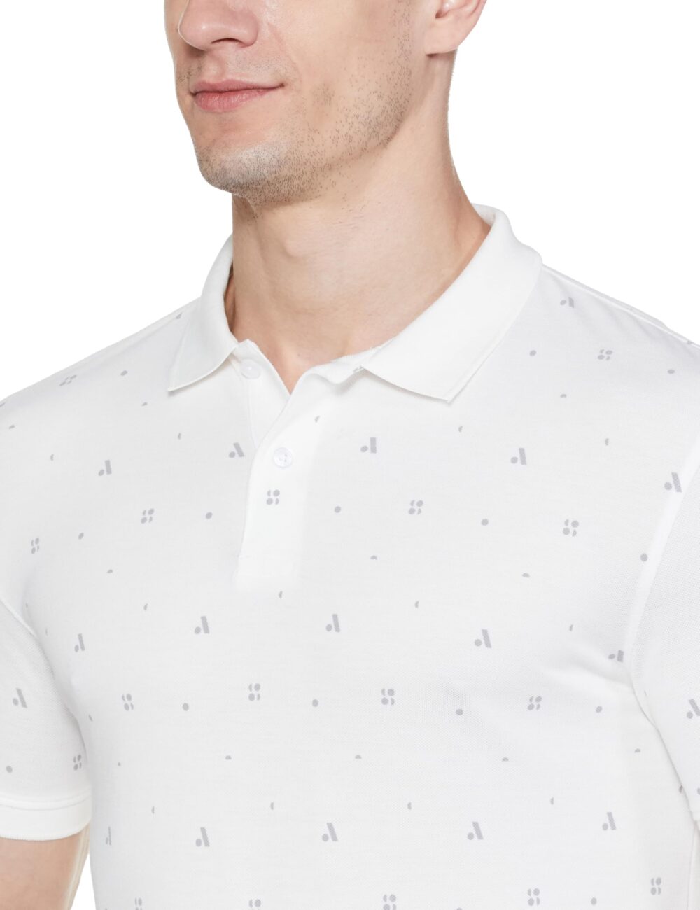 Allen Solly Men's Regular Fit T-Shirt (ASKPQRGF482752_White - Image 3