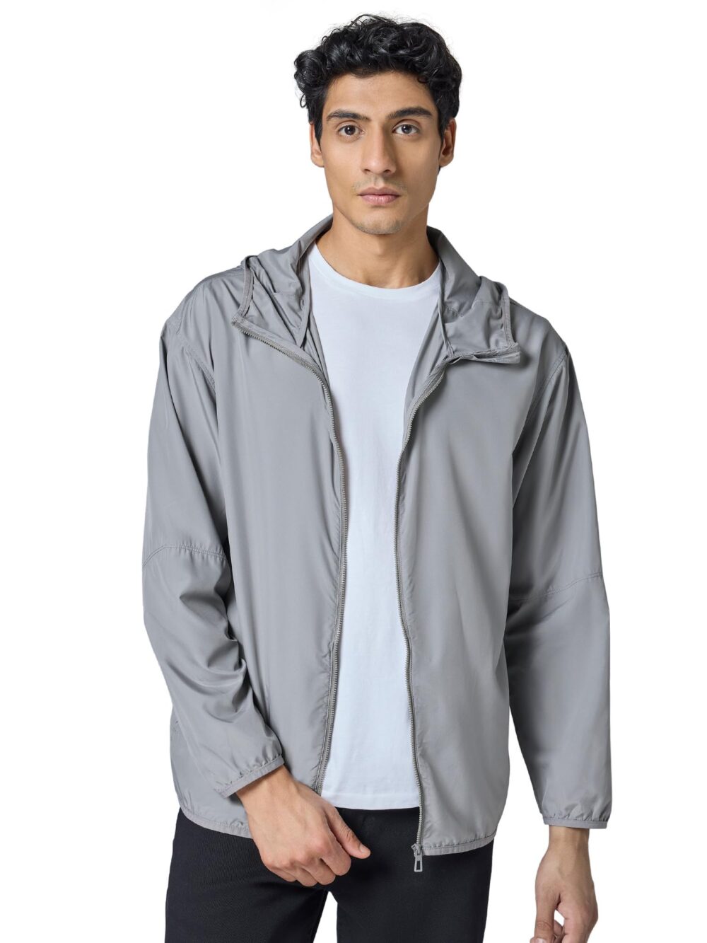 XYXX Men's Jacket (XY_MB22_Parka_Ash Grey