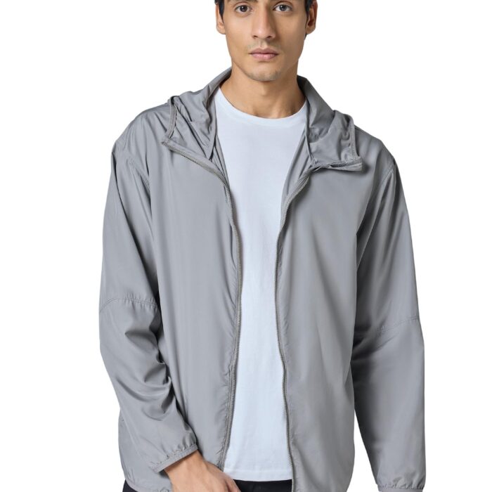 XYXX Men's Jacket (XY_MB22_Parka_Ash Grey