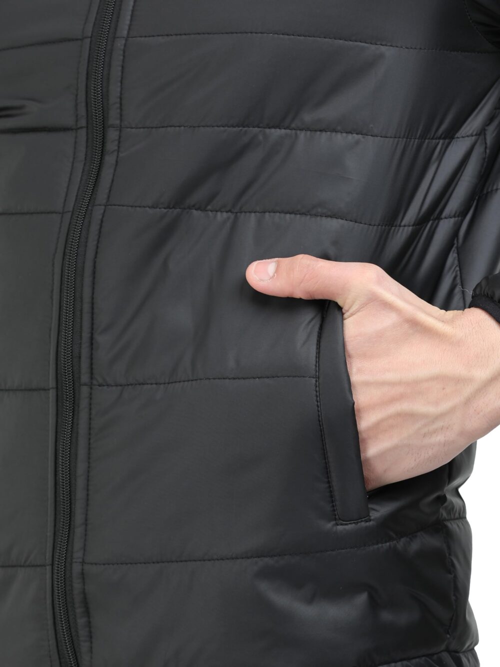 Scott International Winter Jacket for Men Bomber Jacket Mens Nylon Quilted standard length Puffer Jacket Full Sleeve Mens Jacket Monsoon Jackets for Men All Weather Jacket for Men - Image 3