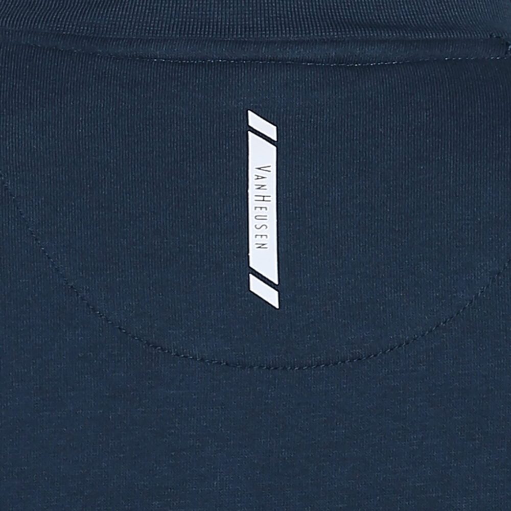 Van Heusen Men's Athleisure Ultra Soft Cotton Blend Regular Fit Sweatshirt - Crew Neck, Long Sleeve_60076_Teal_Medium - Image 2