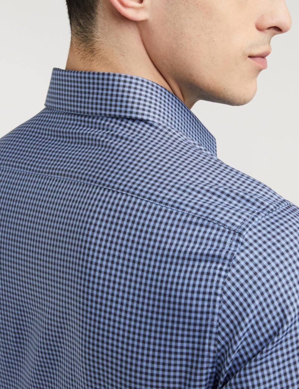 Van Heusen Men's Cotton Slim Fit Shirt (VHSFRSLB304326_Medium Grey 40) - Image 2