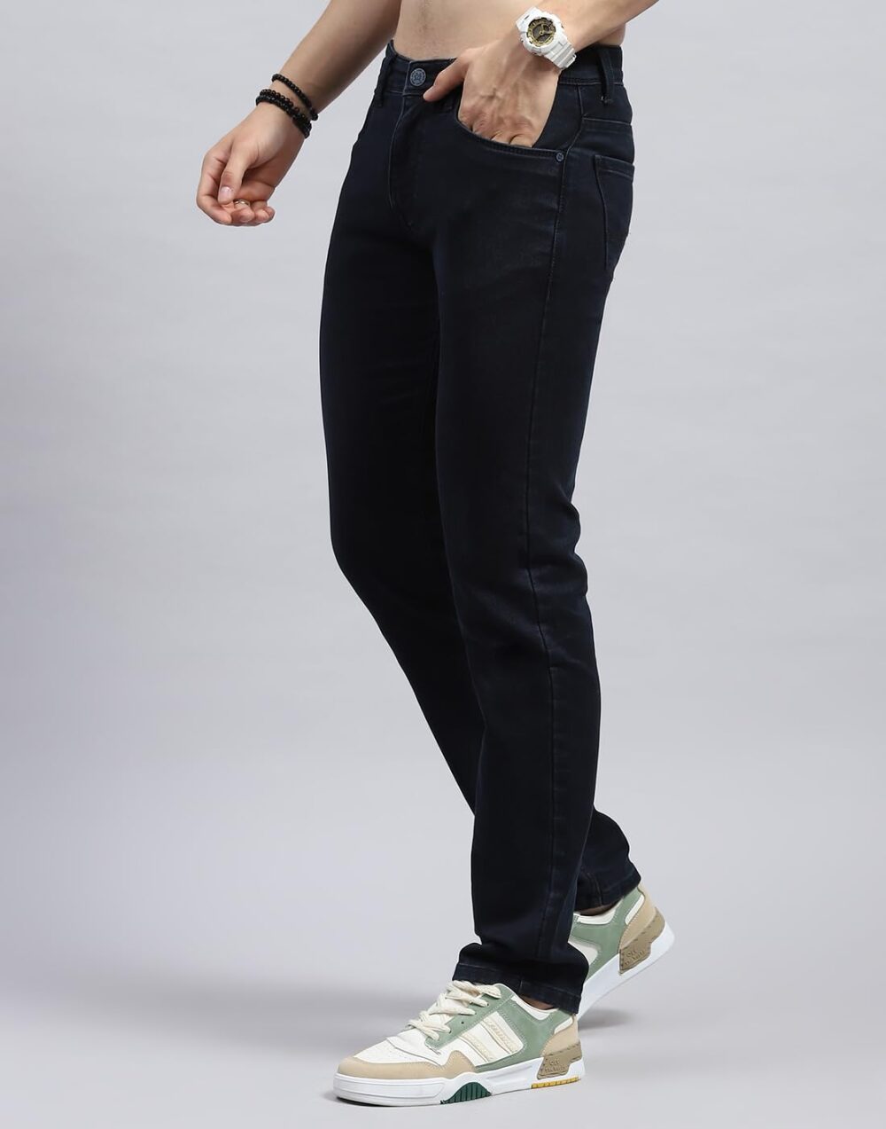 Monte Carlo Mens Blue Solid Denim (2240873870DN-1-30) - Image 6