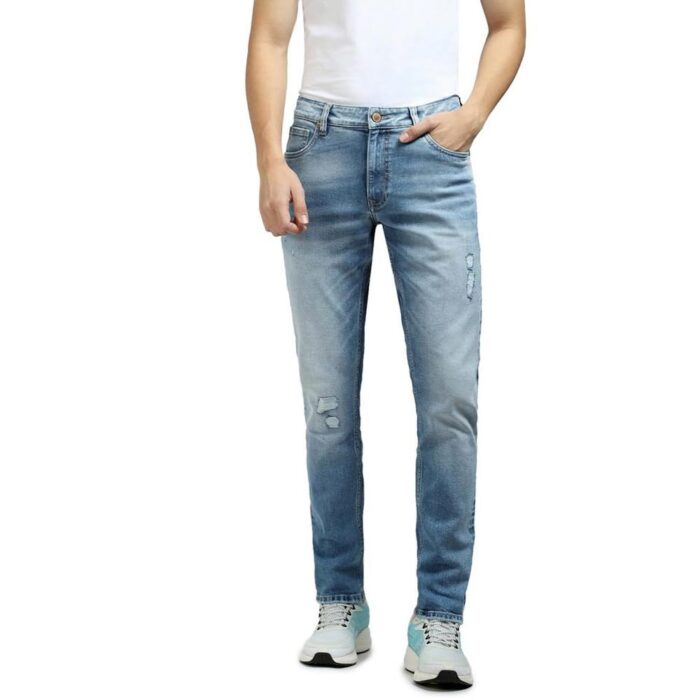 JACK & JONES Slim Fit Jeans (297913301_Light Blue Denim_34/32)