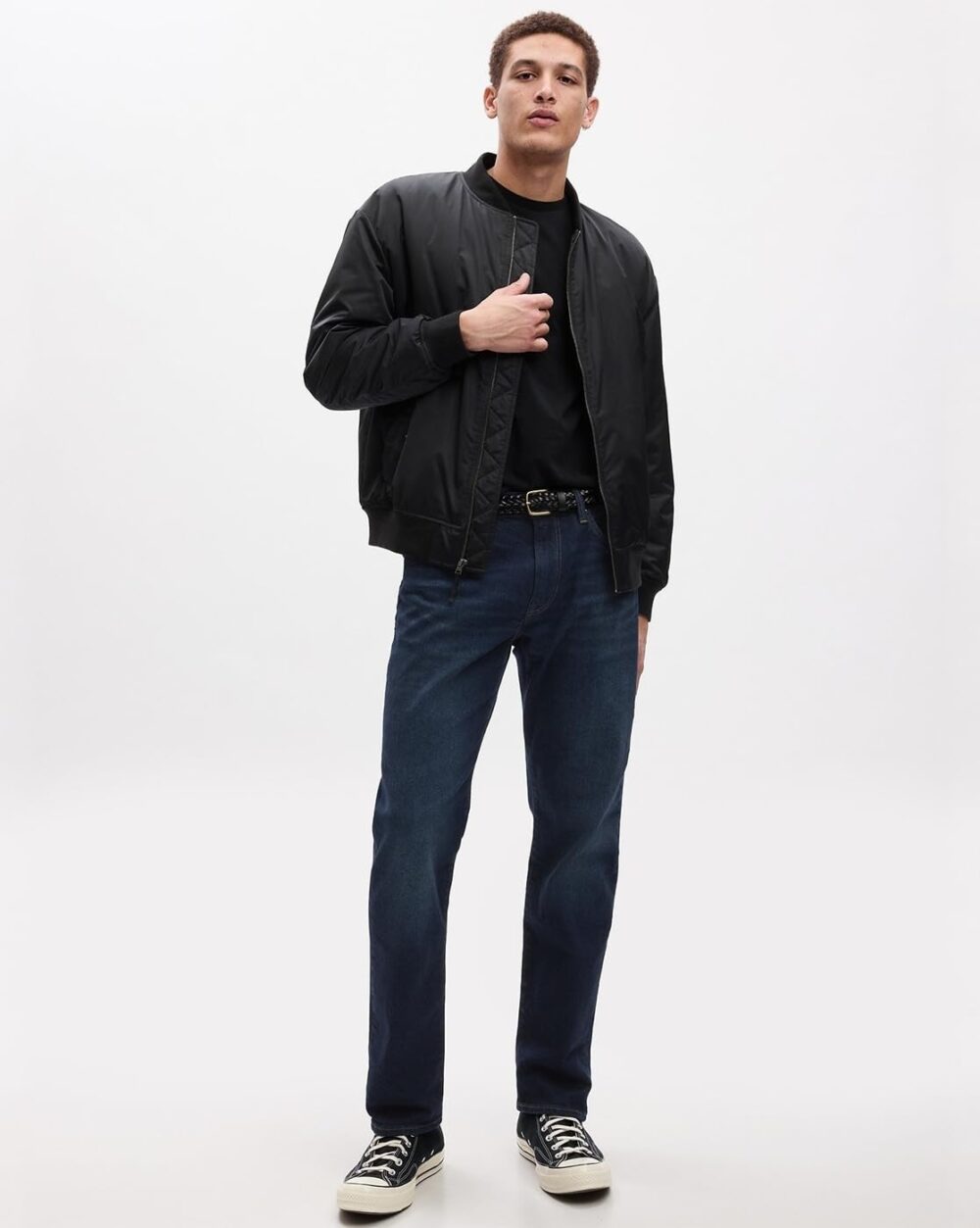 GAP Men's Regular Jeans (442600211_darkblue_Dark Blue - Image 4