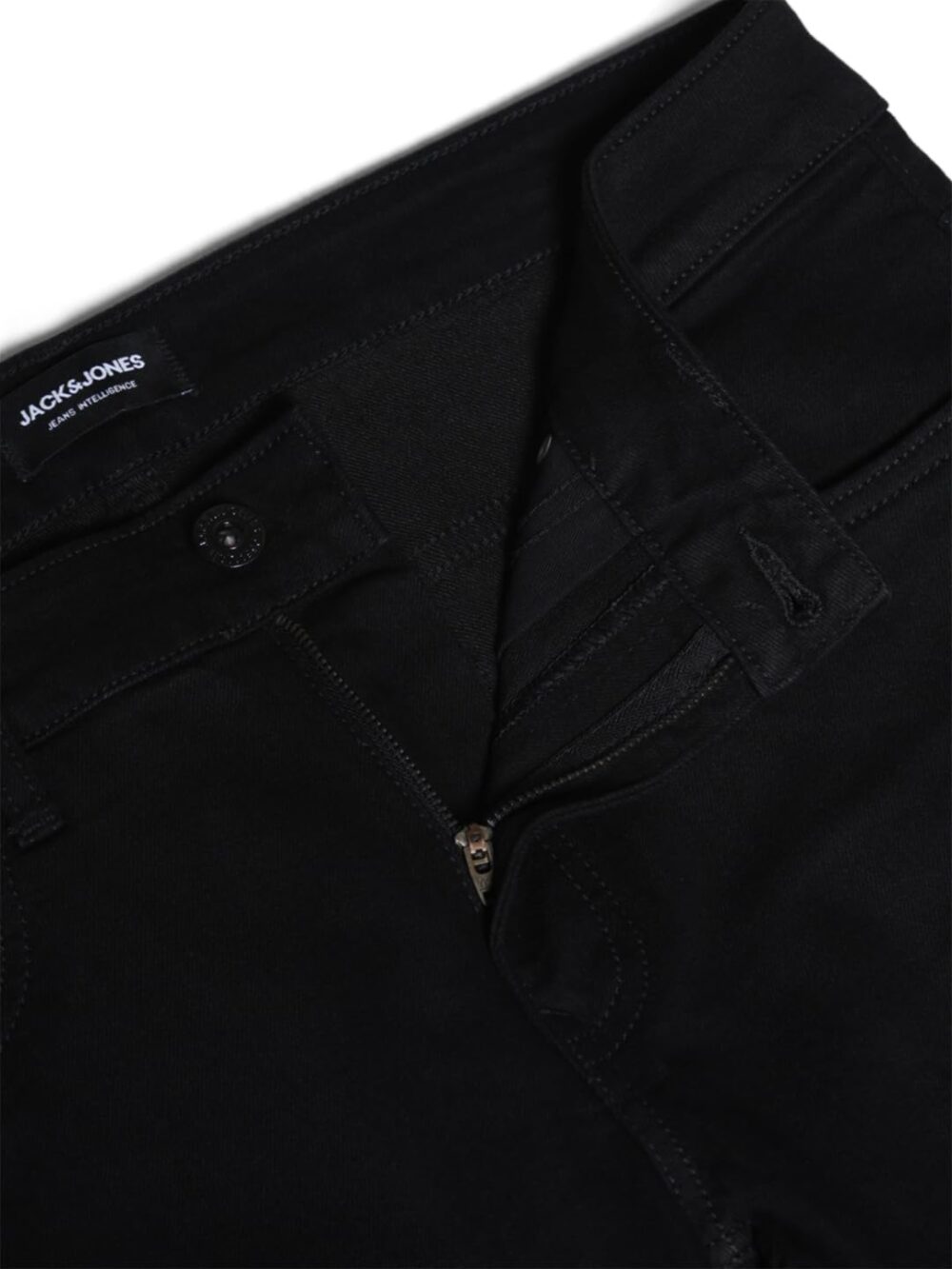 JACK & JONES Men's Slim Fit Low Rise Black Jeans - Image 4