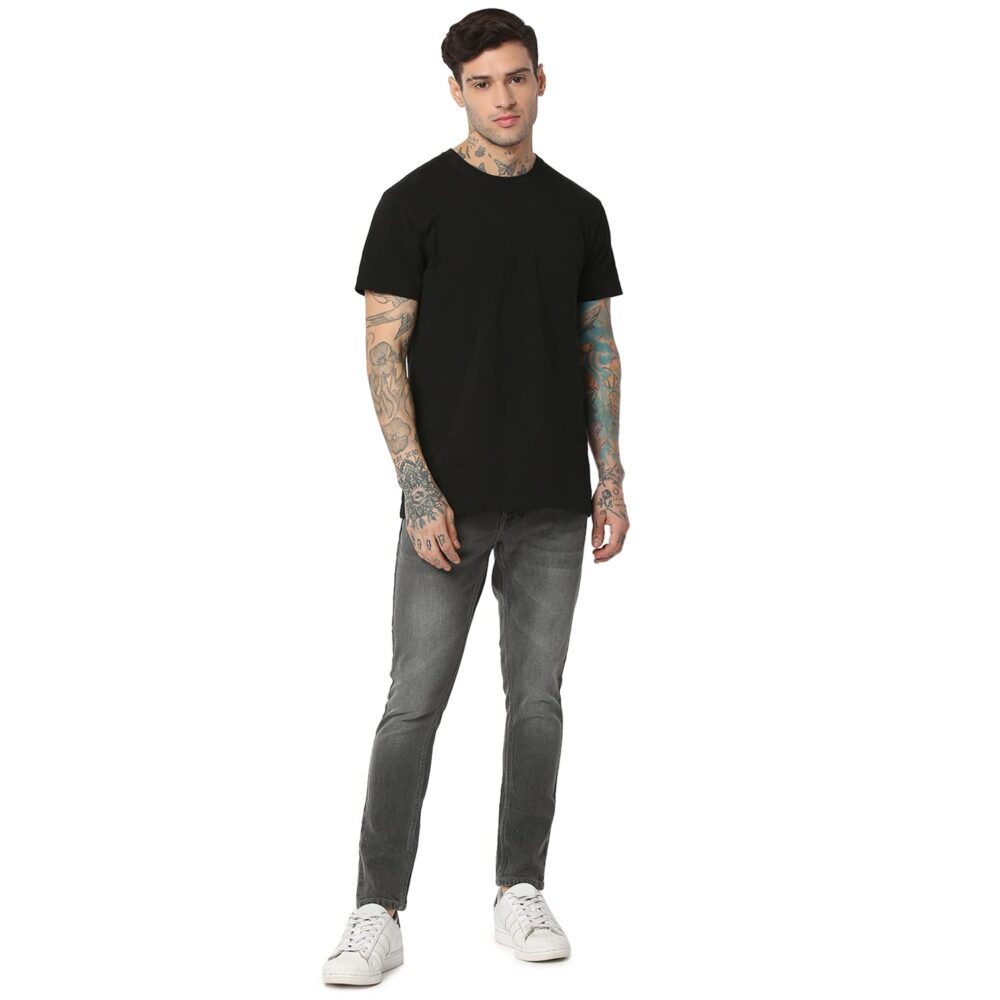 Spykar Men's Slim Jeans (ECKN-01BB-056_Grey_30), Mid Rise - Image 8