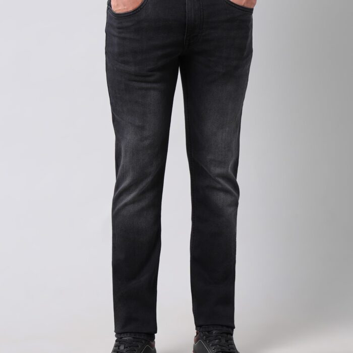 U.S. Polo Assn. Denim Co. Men's Brandon Slim Tapered Fit Black Jeans