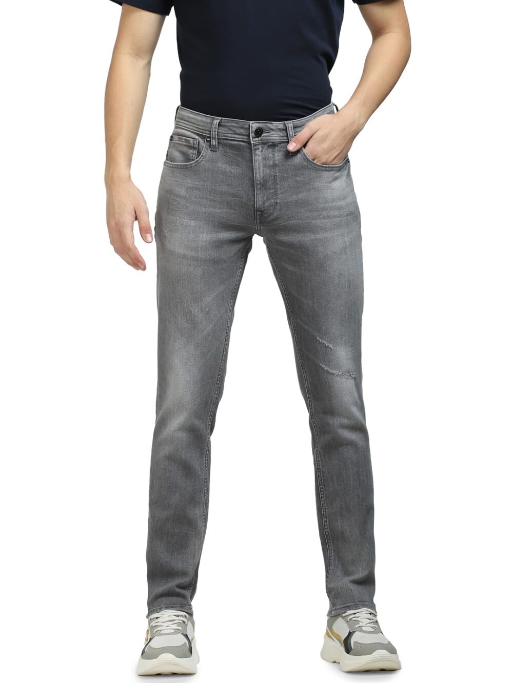 JACK & JONES Skinny Fit Jeans (110553901_Grey Denim_30/30)