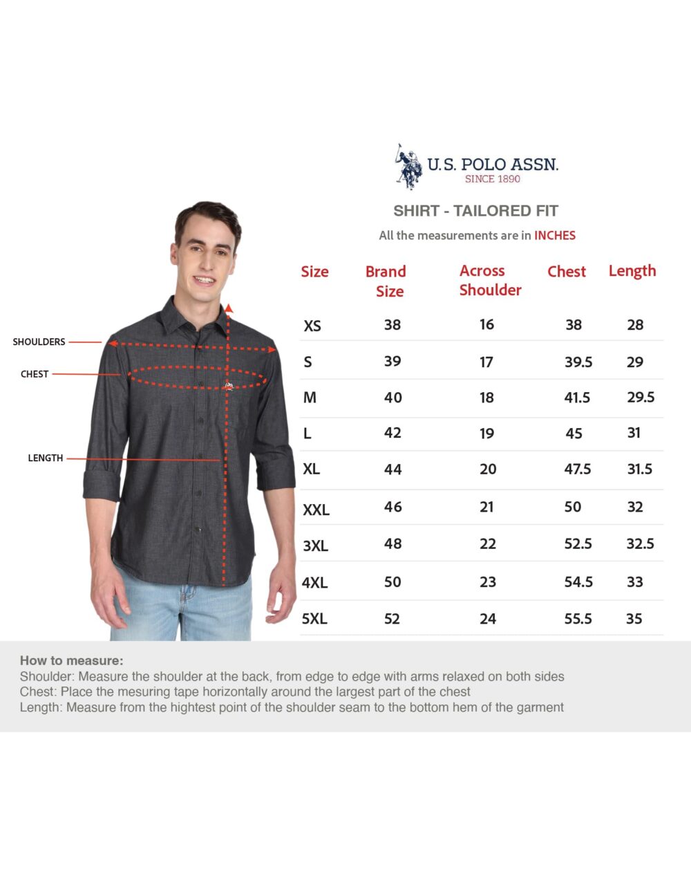 U.S. POLO ASSN. Men's Solid Spread Collar Premium Cotton Dobby Tailored Fit Shirt (USSHTR0017_Pink_M) - Image 2