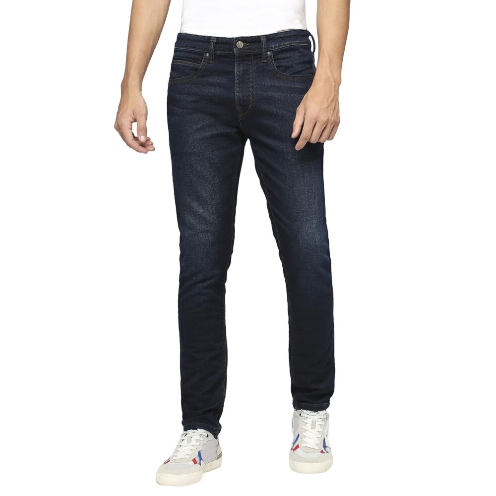 Pepe Jeans Men's Mid Rise Slim Fit Jeans, Blue, 38