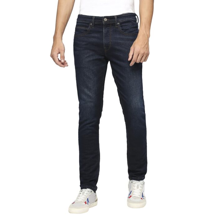 Pepe Jeans Men's Mid Rise Slim Fit Jeans, Blue, 38