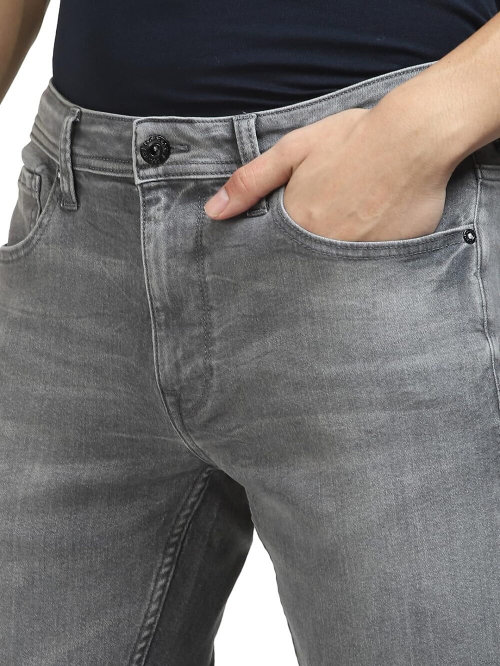JACK & JONES Skinny Fit Jeans (110553901_Grey Denim_30/30) - Image 3
