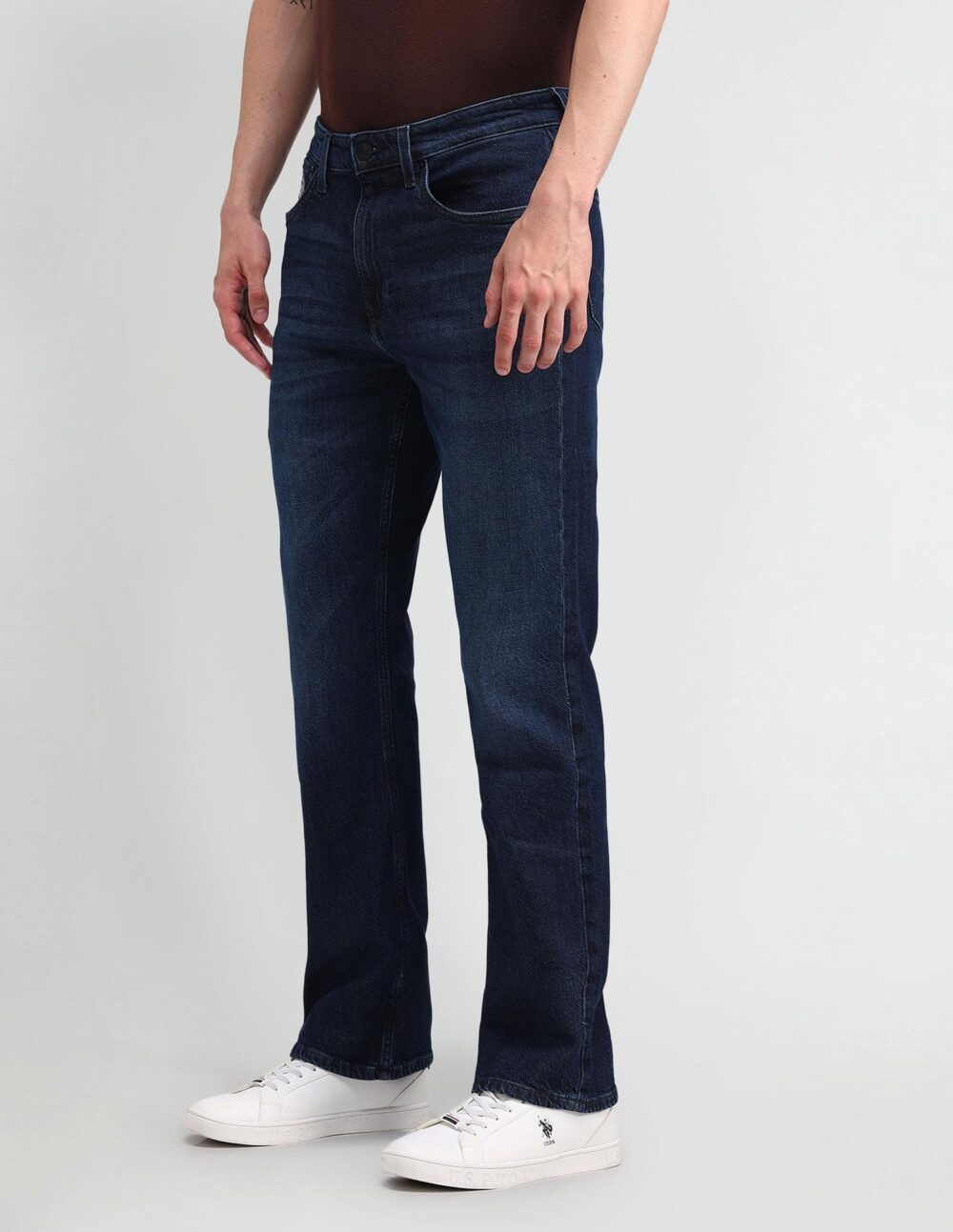 U.S. Polo Assn. Denim Co. Men's Regular Jeans (UDJENO1757_Blue - Image 5