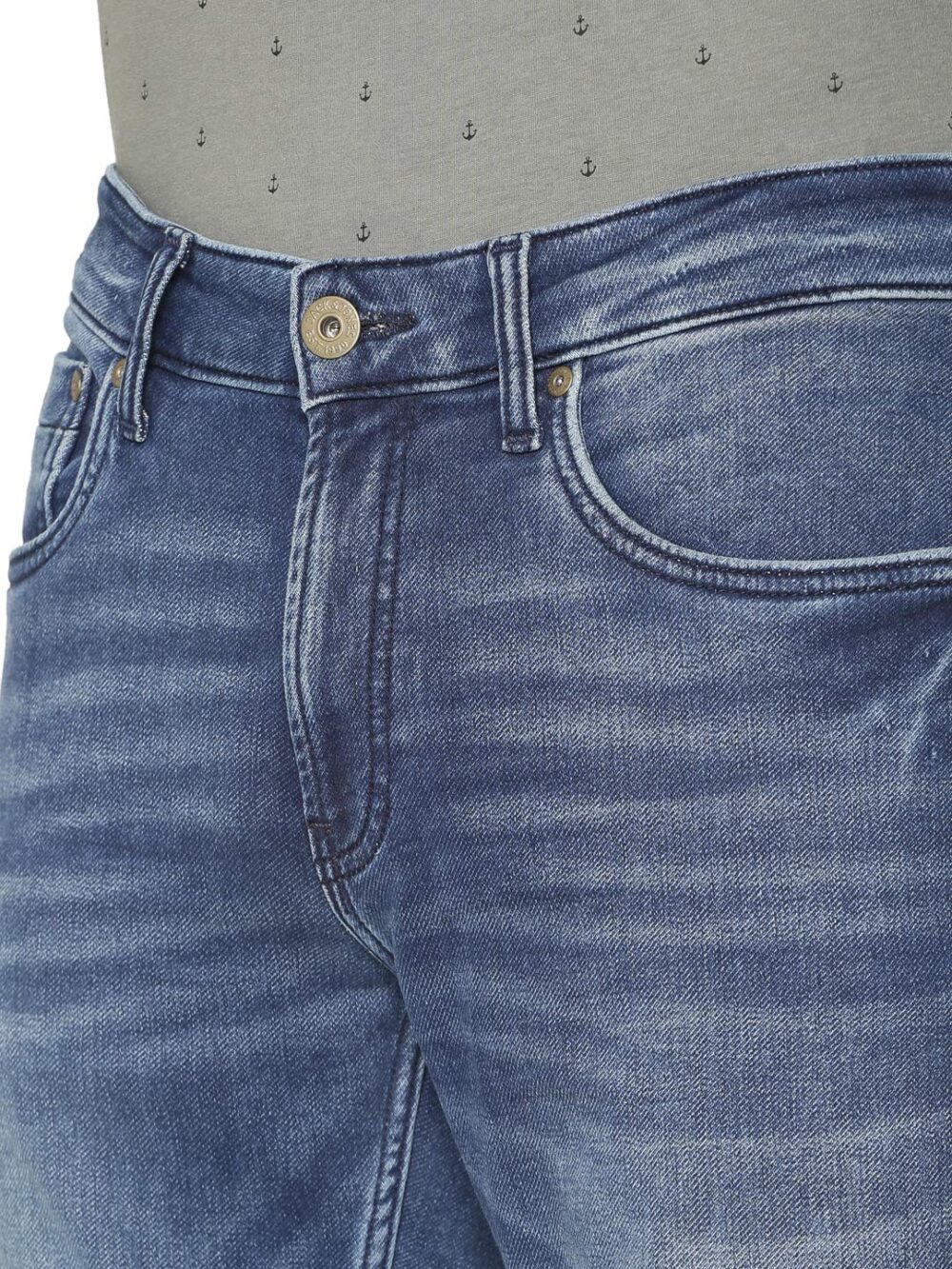 JACK & JONES Regular Fit Jeans(162026801_Dark Blue Denim_33/32) - Image 2
