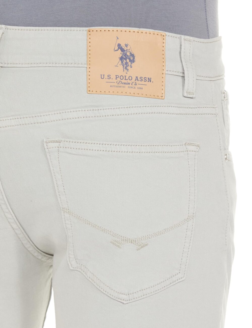U.S. POLO ASSN. Men's Slim Jeans (UDJENO2028_Grey - Image 2
