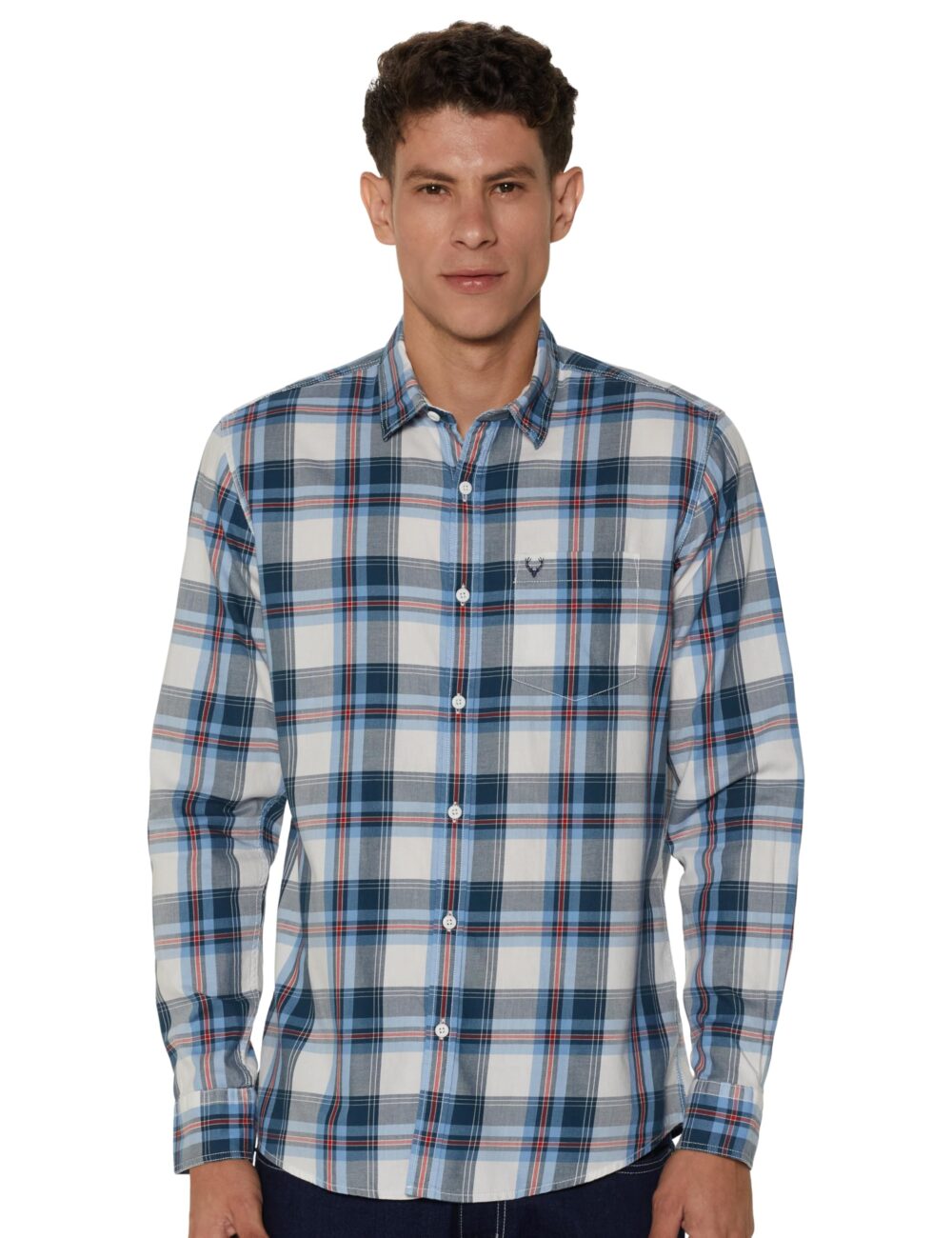Allen Solly Men's Regular Fit Shirt (ALSFACUFL10624_Multicoloured