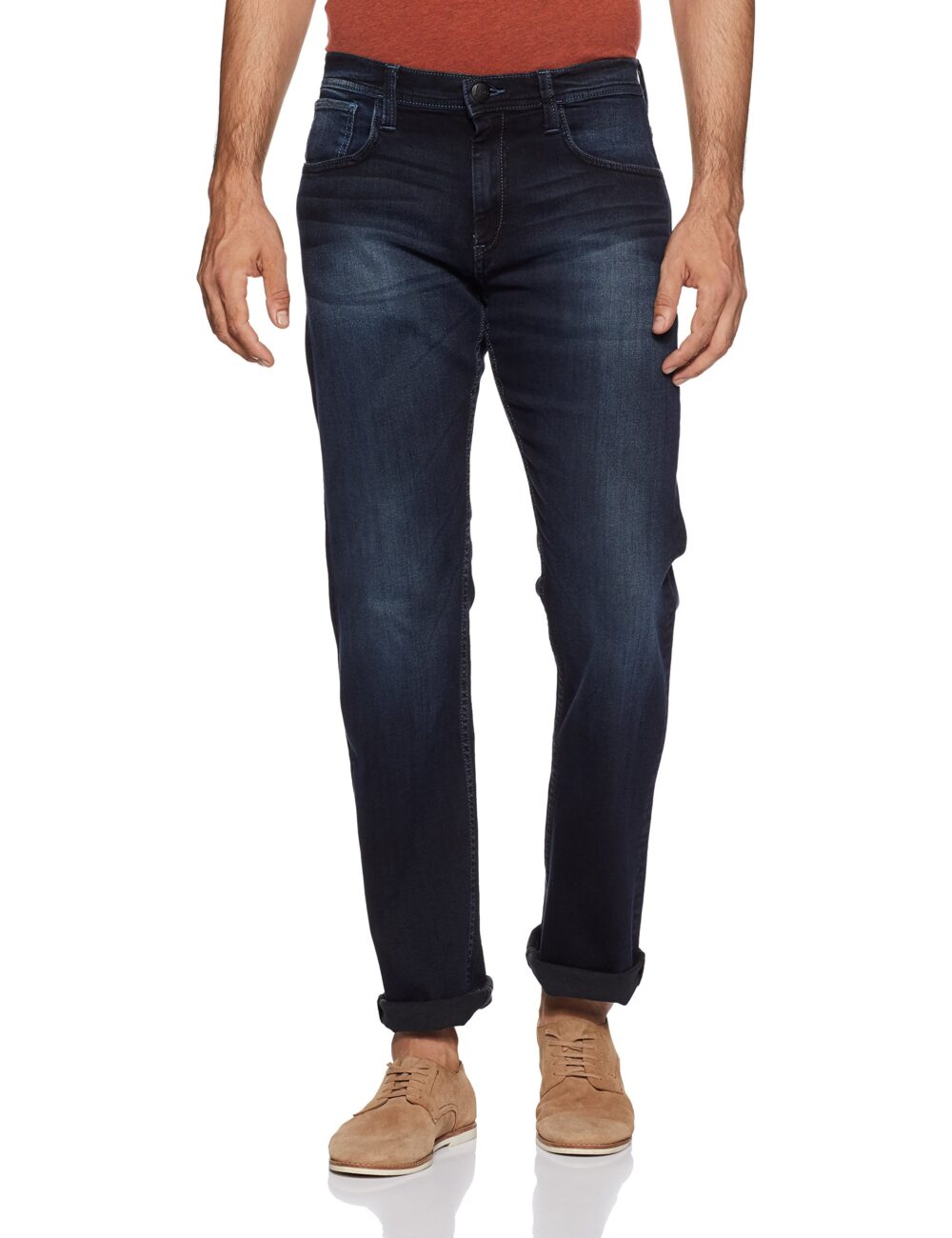 Lee Men's Relaxed Fit Jeans (L272412481MV_Black Od Ds_28W x 33L)