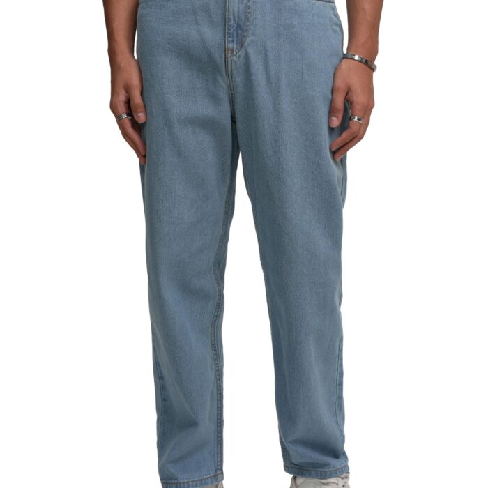 Highlander Men's Loose Jeans (PHJN000061_Light Blue_S)