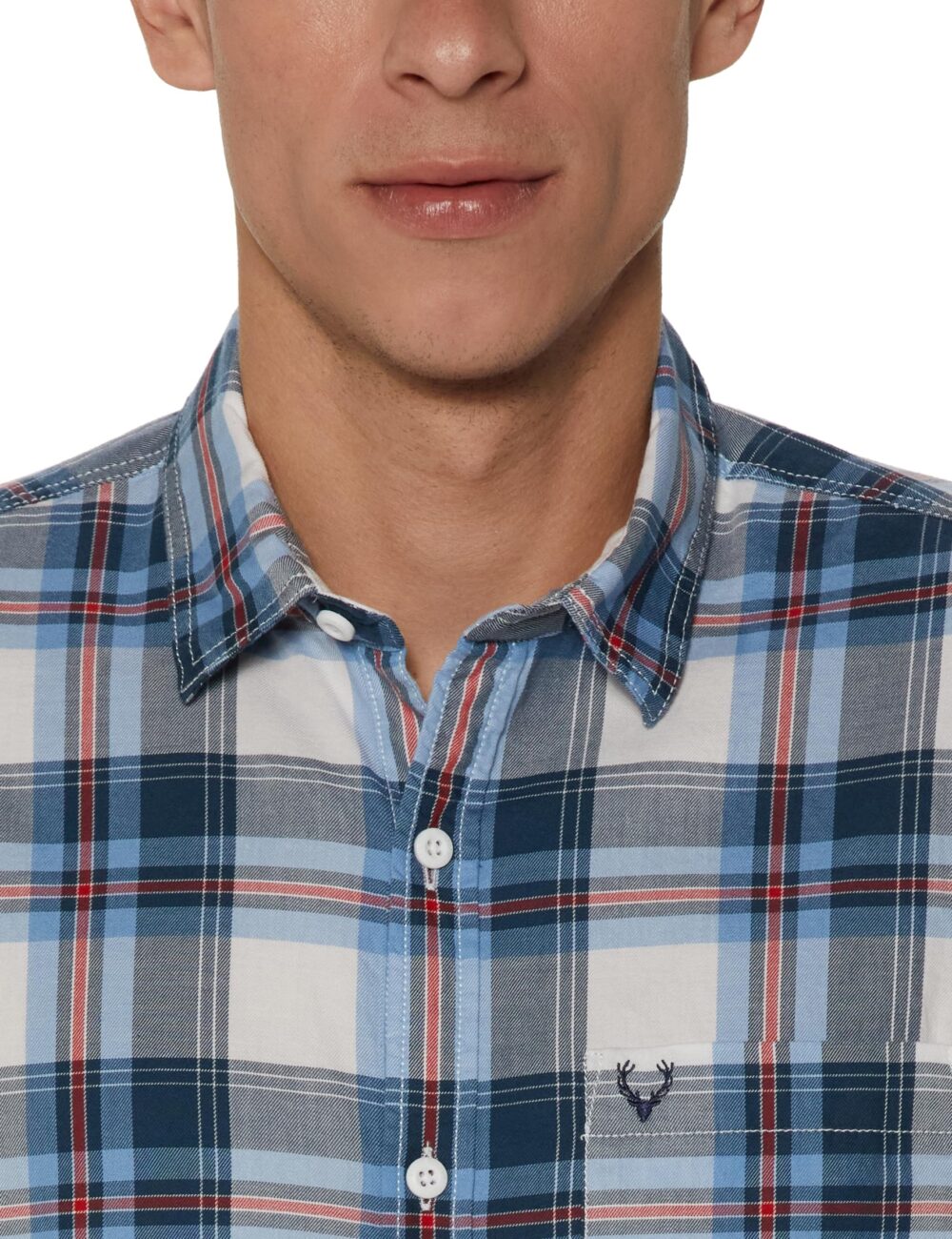 Allen Solly Men's Regular Fit Shirt (ALSFACUFL10624_Multicoloured - Image 3