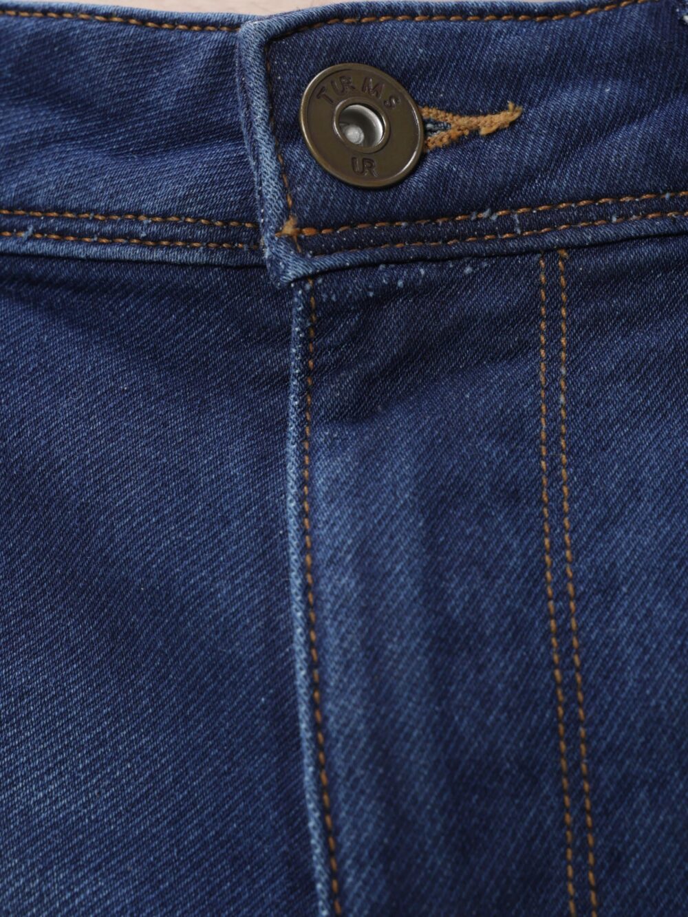 TURMS Men's Blue Solid Mid Rise Stretchable Adventure Comfort Denim Pant Cotton Rich Jeans 30 Days No Wash Tailored Fit Casual Wear, Anti Stain Anti Odor Breathable (Available in Plus Sizes) - Image 4