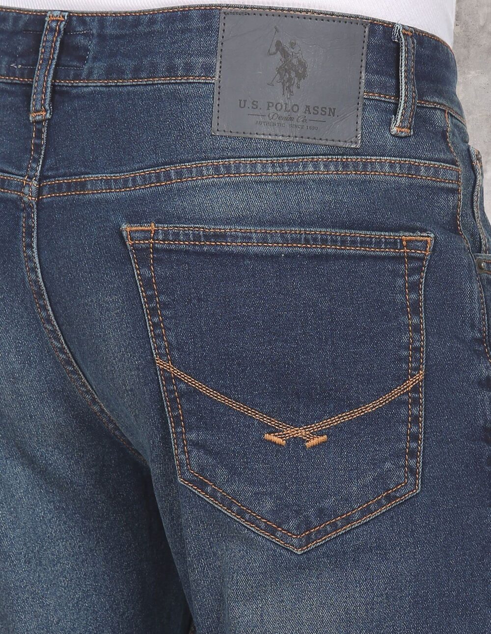 U.S. POLO ASSN. Men's Slim Jeans (UDJENO1009_Blue - Image 2
