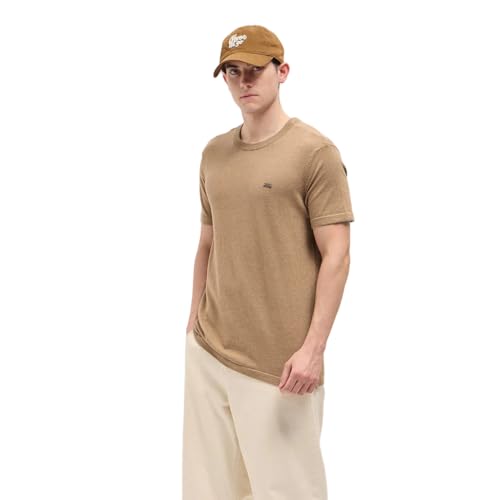 THE BEAR HOUSE Men's Solid Regular Fit T-Shirt