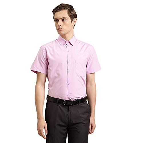 SOJANYA (Since 1958, Men's Cotton Purple Classic Formal Shirt, Size: 36