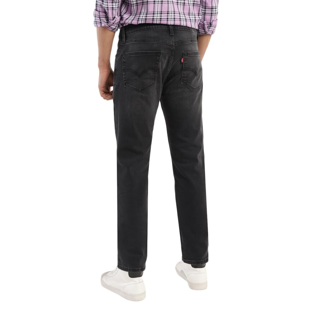 Levi's Men's 511 Slim Fit Mid-Rise Light Fade Stretchable Jeans Black - Image 5