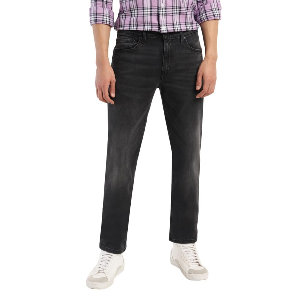 Levi's Men's 511 Slim Fit Mid-Rise Light Fade Stretchable Jeans Black