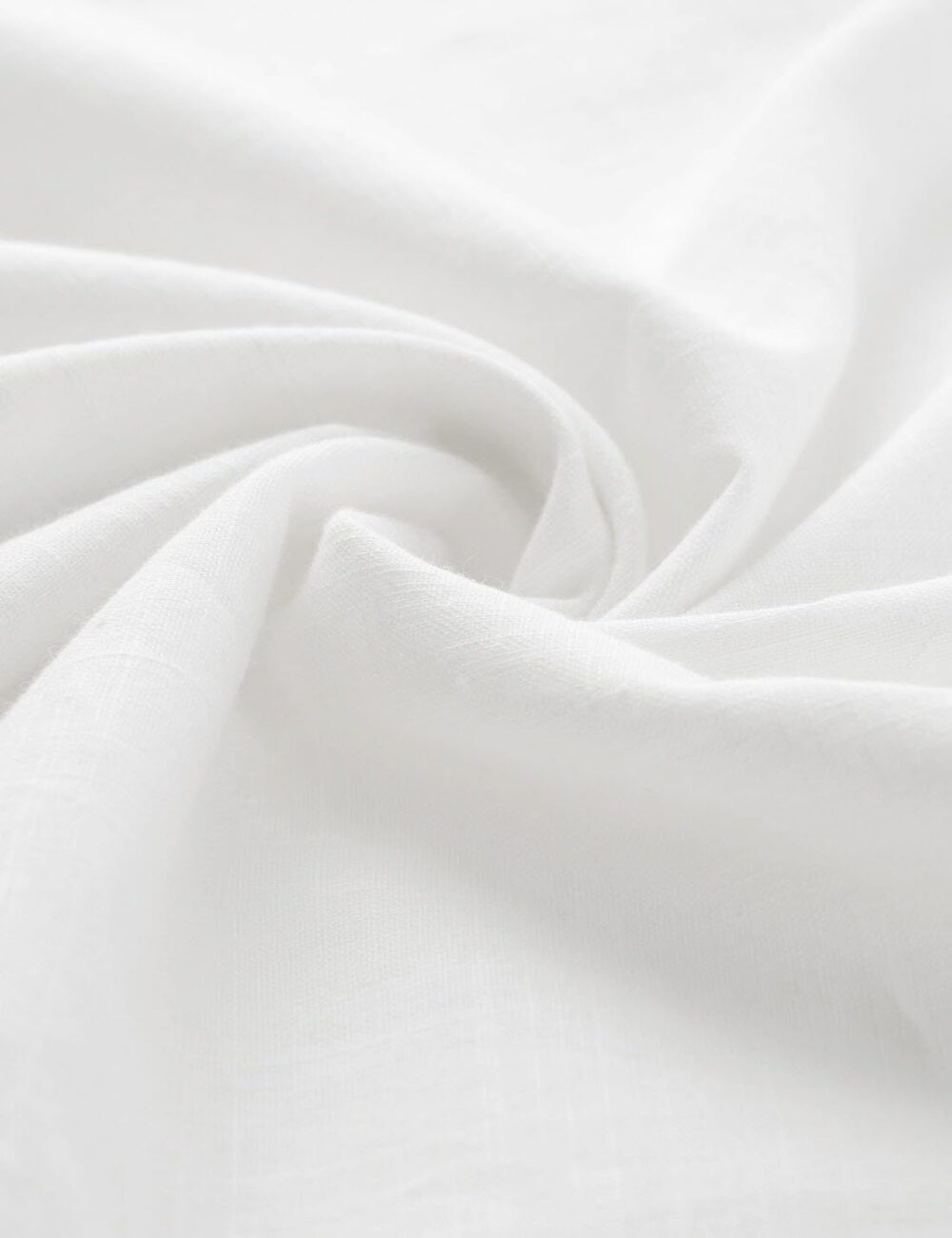 Vida Loca Full Sleeve Mandarin Collor Cotton Casual Slim Fit Shirt for Men's (White, 38) - Image 3