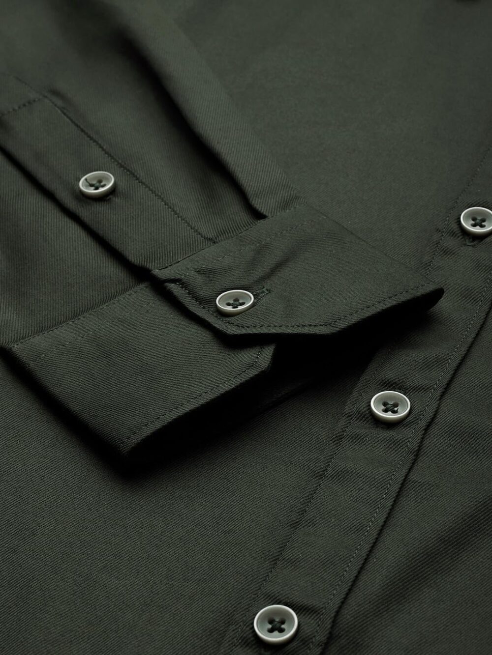 The Indian Garage Co Men's Slim Fit Shirt (0123-SHTWFR-02-04_Olive M) - Image 5