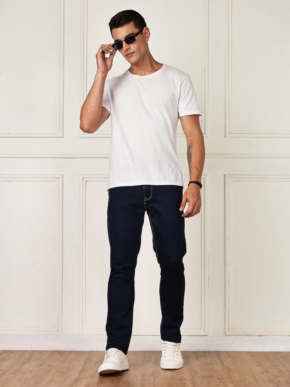 Thomas Scott Men's Regular Jeans (TSJ341_Dark Blue3 - Image 7