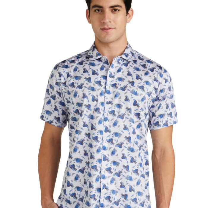 Van Heusen Men's Slim Fit Shirt (VDSHESLFT51193_Light Blue