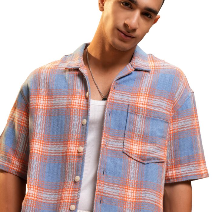 Highlander Men's Oversize (HLOS000257_Blue/Orange L)