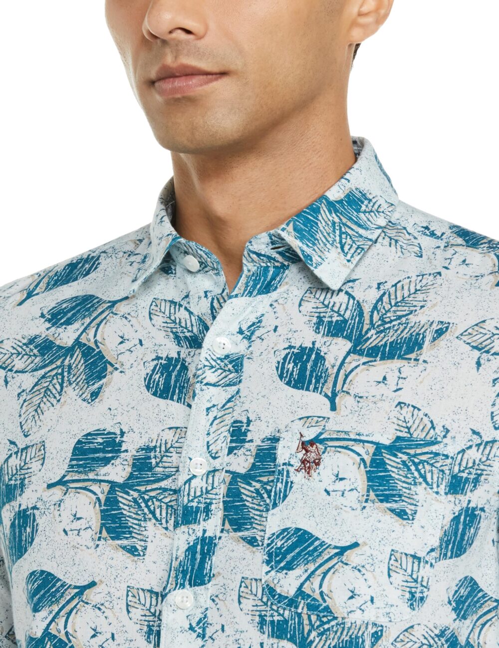 U.S. POLO ASSN. Men's Regular Fit Shirt (UDSHTO1266_Navy - Image 3