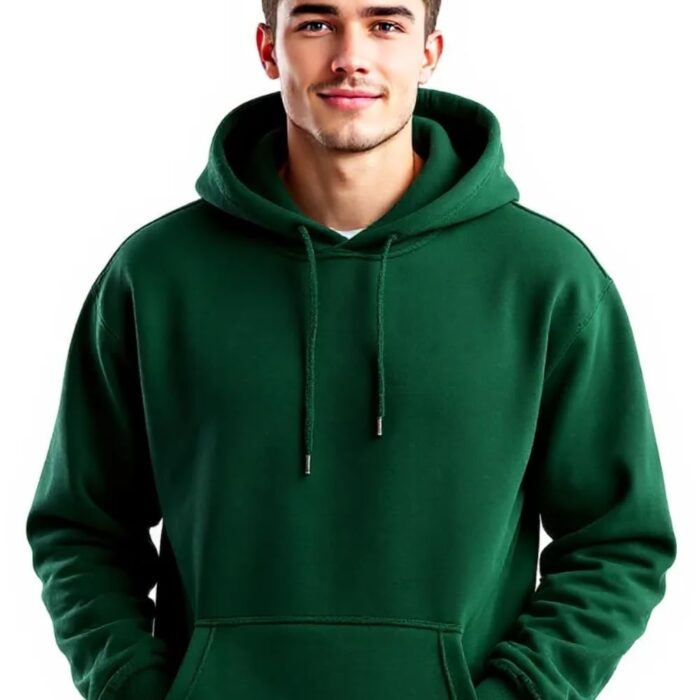 Glowic Men’s Hoodie | Oversized Stylish Sweatshirt for Winter Wear | Trendy Casual Hoodie for Men | Perfect for Gym, Travel, Streetwear Fashion (in, Alpha, L, Regular, Emerald Green)