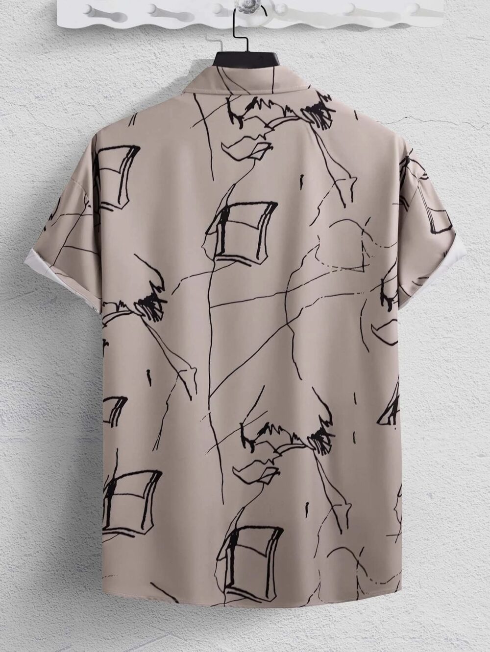 Lymio Shirt for Men|| Regular Fit Shirt for Men (Mistry-Cream-S) - Image 5