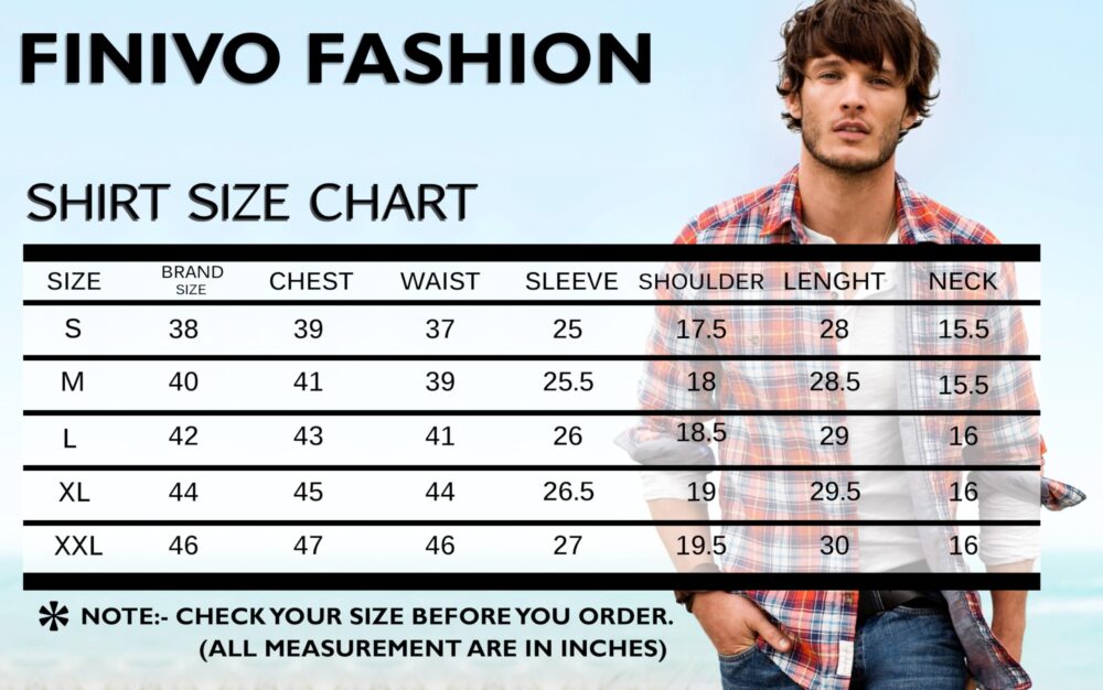 FINIVO FASHION Men's Solid Regular Fit Shirt (PCN_222_White_L - Image 3