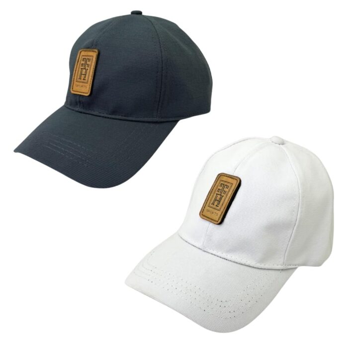 The Tie Hub Soft Cotton Adjustable Unisex Cap for Men and Women Freesize Baseball Caps (Pack of 2)