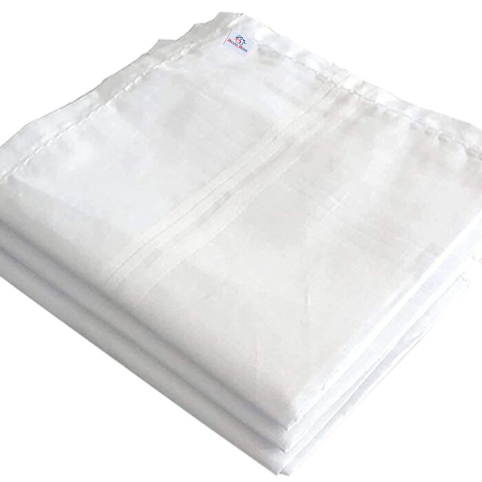 Heart Home 100% Cotton Premium Collection Handkerchiefs Hanky for Men, Set of 3 (White), Standard (HS_37_HEARTH020428)